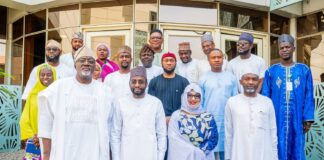 NITDA, NFIU Partner to Tackle Terrorism, Proliferation Financing DG NITDA, Kashifu Inuwa Abdullahi(Middle), with NFIU Team
