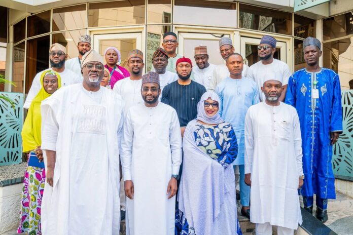 DG NITDA, Kashifu Inuwa Abdullahi(Middle), with NFIU Team DG NITDA, Kashifu Inuwa Abdullahi(Middle), with NFIU Team