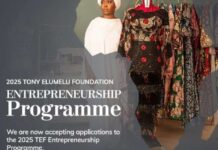Tony Elumelu Foundation Opens Applications for 2025 Entrepreneurship Programmes