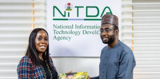 NITDA, MTN Foundation Collaborate to Boost Digital Literacy DG NITDA, Kashifu Inuwa Abdullahi CCIE with Executive Director, MTN Foundation, Odunayo Sanya