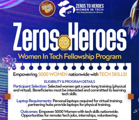 4th Edition of SkillUpWeek Fellowship Opens Applications for Women in Tech