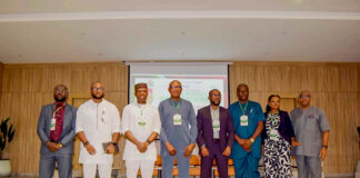 NITDA Empowers 50 Enugu Youths With Digital Tools,Commends Gov. Mbah Group photo of DG NITDA rep by Dr Aristotle Onumo (4th front the left) alongside other panelists at the event