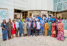 NITDA Strengthens Collaboration with NIPSS to Drive Digital Innovation, Orange Economy Growth Group photo of participants of the Senior Executive Course 48 (2026) alongside management staff of NITDA