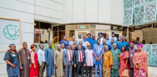 NITDA Strengthens Collaboration with NIPSS to Drive Digital Innovation, Orange Economy Growth Group photo of participants of the Senior Executive Course 48 (2026) alongside management staff of NITDA