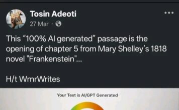 AI AND THE FUTURE OF WRITERS JUDGEMENT, By Feisal Mohammed