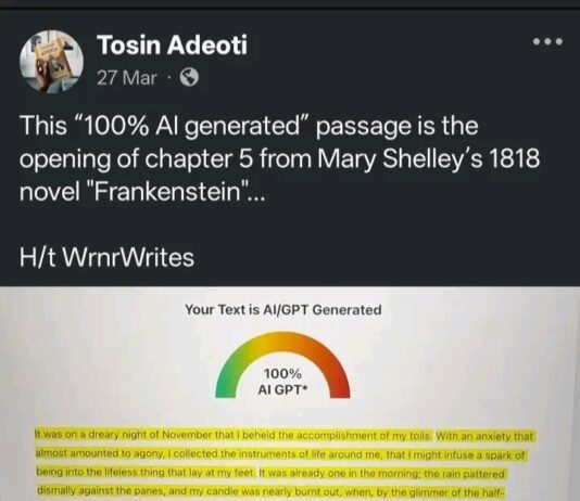 AI AND THE FUTURE OF WRITERS JUDGEMENT, By Feisal Mohammed