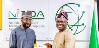 NITDA Endorses NiRA’s 2026 Expansion Plan to Boost Local Domain Adoption DG NITDA, Kashifu Inuwa Abdullahi with NiRA President, Adesola Akinsanya.