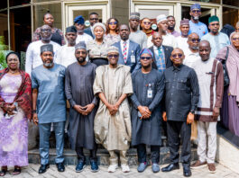 NITDA, BOF Inaugurate Technical Committee to Drive Nigeria’s Sovereign Cloud Initiative The Director General, NITDA, Kashifu Inuwa flanked in group photograph with The Director-General of the Budget Office of the Federation in Nigeria is Mr. Tanimu Yakubu and other dignitaries during the inauguration.