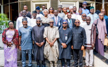 NITDA, BOF Inaugurate Technical Committee to Drive Nigeria’s Sovereign Cloud Initiative The Director General, NITDA, Kashifu Inuwa flanked in group photograph with The Director-General of the Budget Office of the Federation in Nigeria is Mr. Tanimu Yakubu and other dignitaries during the inauguration.