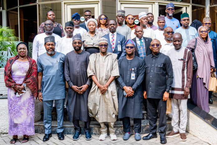 The Director General, NITDA, Kashifu Inuwa flanked in group photograph with The Director-General of the Budget Office of the Federation in Nigeria is Mr. Tanimu Yakubu and other dignitaries during the inauguration. The Director General, NITDA, Kashifu Inuwa flanked in group photograph with The Director-General of the Budget Office of the Federation in Nigeria is Mr. Tanimu Yakubu and other dignitaries during the inauguration.